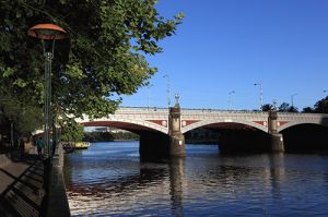 Princes Bridge Over The Yarra River